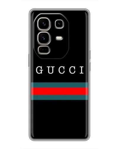 Чехол для Infinix Note 50 Pro Plus с картинкой «Gucci — красный пояс»
