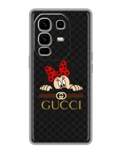 Чехол для Infinix Note 50 Pro Plus с картинкой «Минни Маус Gucci — черный» Чехол для Infinix Note 50 Pro Plus с картинкой «Минни Маус Gucci — черный»
