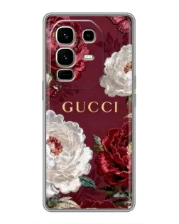 Чехол для Infinix Note 50 Pro Plus с картинкой «Gucci — бордовые розы» Чехол для Infinix Note 50 Pro Plus с картинкой «Gucci — бордовые розы»
