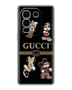 Чехол для Infinix Note 50 Pro Plus с картинкой «Gucci — герои Disney и монограмма» Чехол для Infinix Note 50 Pro Plus с картинкой «Gucci — герои Disney и монограмма»