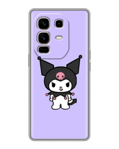 Чехол для Infinix Note 50 Pro Plus с картинкой «Kuromi — нежный фиолетовый»
