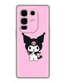 Чехол для Infinix Note 50 Pro Plus с картинкой «Kuromi — розовая нежность»