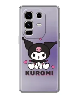 Чехол для Infinix Note 50 Pro Plus с картинкой «Kuromi — фиолетовый арт»