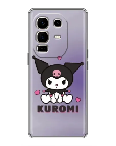 Чехол для Infinix Note 50 Pro Plus с картинкой «Kuromi — фиолетовый арт»