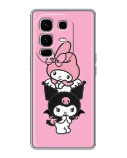 Чехол для Infinix Note 50 Pro Plus с картинкой «My Melody и Kuromi»