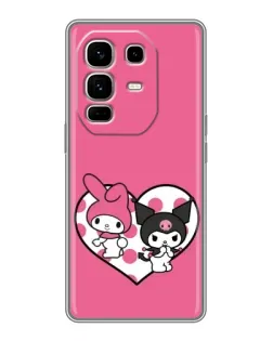 Чехол для Infinix Note 50 Pro Plus с картинкой «Kuromi и My Melody»