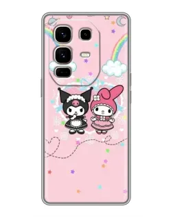 Чехол для Infinix Note 50 Pro Plus с картинкой «My Melody и Kuromi»