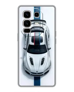 Чехол для Infinix Note 50 Pro Plus с картинкой «Вид сверху — BMW M»