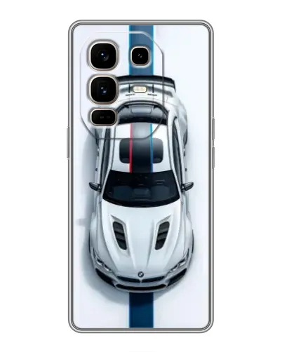 Чехол для Infinix Note 50 Pro Plus с картинкой «Вид сверху — BMW M»
