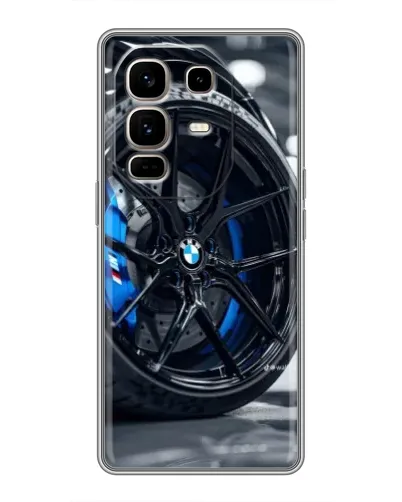 Чехол для Infinix Note 50 Pro Plus с картинкой «Колесо BMW вблизи»