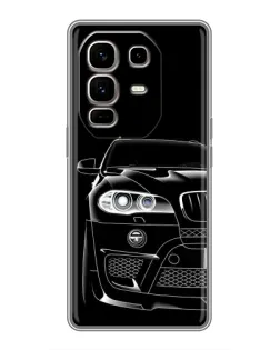 Чехол для Infinix Note 50 Pro Plus с картинкой «Темный силуэт BMW»