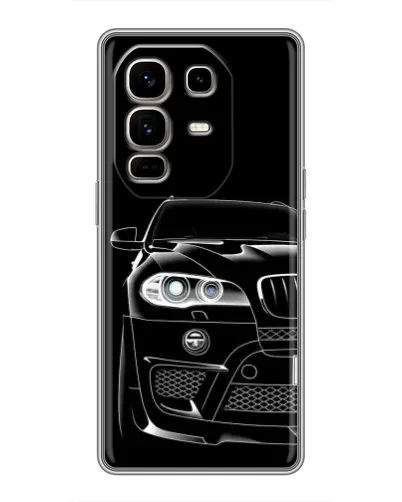 Чехол для Infinix Note 50 Pro Plus с картинкой «Темный силуэт BMW»