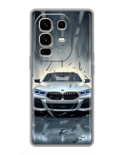 Чехол для Infinix Note 50 Pro Plus с картинкой «BMW в свете фар»