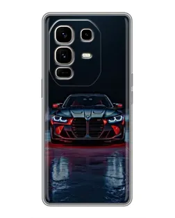 Чехол для Infinix Note 50 Pro Plus с картинкой «BMW на мокрой дороге»