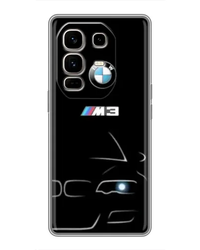 Чехол для Infinix Note 50 Pro Plus с картинкой «Минималистичный принт BMW M3»