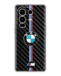 Чехол для Infinix Note 50 Pro Plus с картинкой «Эмблема BMW и карбон»