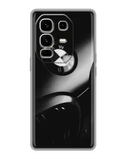 Чехол для Infinix Note 50 Pro Plus с картинкой «Эмблема BMW — макро»