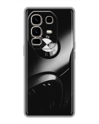 Чехол для Infinix Note 50 Pro Plus с картинкой «Эмблема BMW — макро»