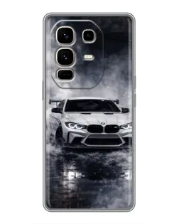 Чехол для Infinix Note 50 Pro Plus с картинкой «BMW сквозь туман»