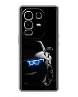 Чехол для Infinix Note 50 Pro Plus с картинкой «BMW — ночной взгляд»