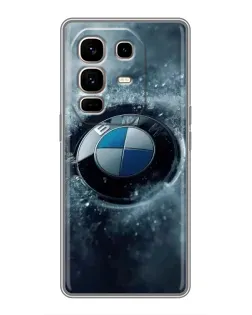 Чехол для Infinix Note 50 Pro Plus с картинкой «Логотип BMW — лед»