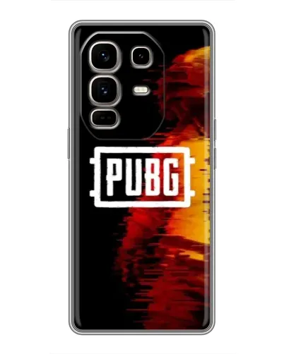 Чехол для Infinix Note 50 Pro Plus с картинкой «Яркий логотип PUBG»
