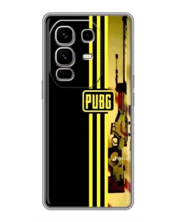 Чехол для Infinix Note 50 Pro Plus с картинкой «PUBG — камуфляжный шлем»