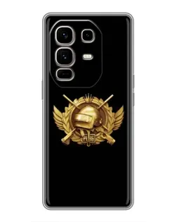 Чехол для Infinix Note 50 Pro Plus с картинкой «PUBG — оранжевый градиент»