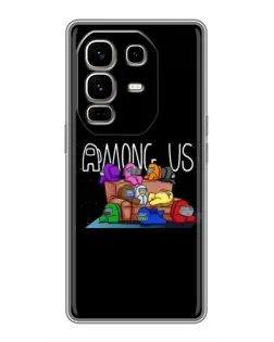 Чехол для Infinix Note 50 Pro Plus с картинкой «Логотип Among Us»