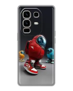 Чехол для Infinix Note 50 Pro Plus с картинкой «Among Us — 3D стиль»