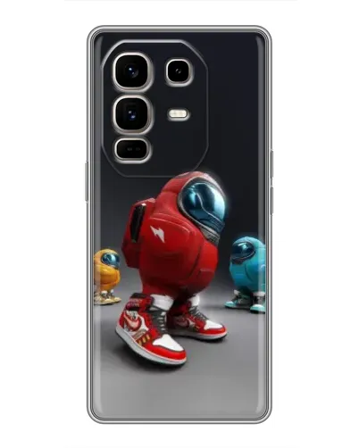 Чехол для Infinix Note 50 Pro Plus с картинкой «Among Us — 3D стиль» Чехол для Infinix Note 50 Pro Plus с картинкой «Among Us — 3D стиль»