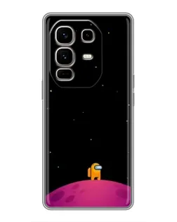 Чехол для Infinix Note 50 Pro Plus с картинкой «Одинокий герой на планете»