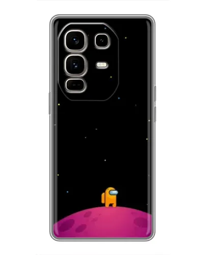 Чехол для Infinix Note 50 Pro Plus с картинкой «Одинокий герой на планете» Чехол для Infinix Note 50 Pro Plus с картинкой «Одинокий герой на планете»