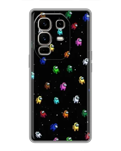Чехол для Infinix Note 50 Pro Plus с картинкой «Экипаж Among Us» Чехол для Infinix Note 50 Pro Plus с картинкой «Экипаж Among Us»