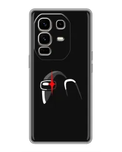 Чехол для Infinix Note 50 Pro Plus с картинкой «Among Us шлем»