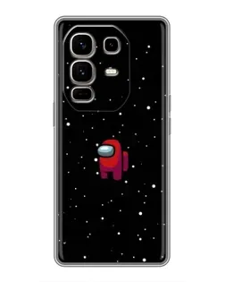 Чехол для Infinix Note 50 Pro Plus с картинкой «Красный Among Us»