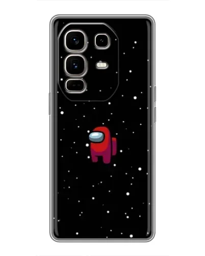 Чехол для Infinix Note 50 Pro Plus с картинкой «Красный Among Us» Чехол для Infinix Note 50 Pro Plus с картинкой «Красный Among Us»