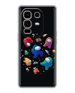 Чехол для Infinix Note 50 Pro Plus с картинкой «Among Us космос»