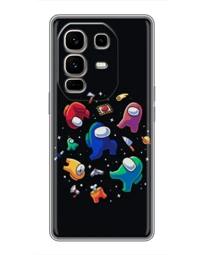Чехол для Infinix Note 50 Pro Plus с картинкой «Among Us космос» Чехол для Infinix Note 50 Pro Plus с картинкой «Among Us космос»