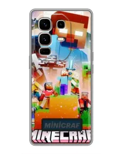 Чехол для Infinix Note 50 Pro Plus с картинкой «Minecraft герои игры» Чехол для Infinix Note 50 Pro Plus с картинкой «Minecraft герои игры»