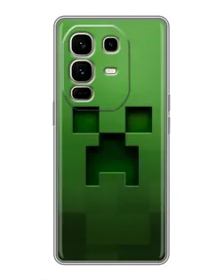 Чехол для Infinix Note 50 Pro Plus с картинкой «Крипер микро-дизайн»