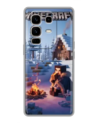 Чехол для Infinix Note 50 Pro Plus с картинкой «Зимний Minecraft» Чехол для Infinix Note 50 Pro Plus с картинкой «Зимний Minecraft»