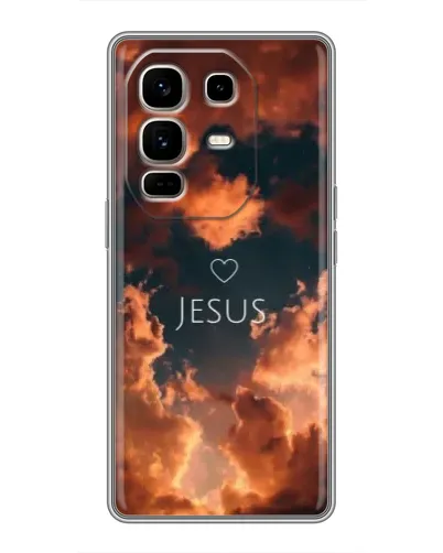 Чехол для Infinix Note 50 Pro Plus с картинкой «Сияние Имени Jesus»