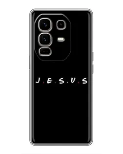 Чехол для Infinix Note 50 Pro Plus с картинкой «Точки веры J.E.S.U.S.»