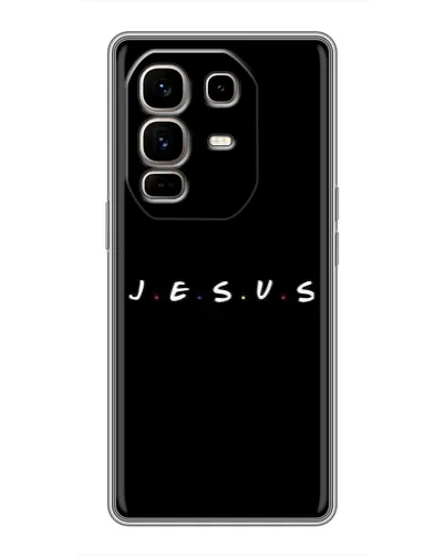 Чехол для Infinix Note 50 Pro Plus с картинкой «Точки веры J.E.S.U.S.»