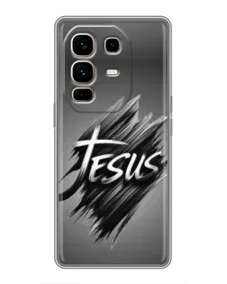 Чехол для Infinix Note 50 Pro Plus с картинкой «Надпись Jesus Graffiti»