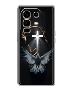 Чехол для Infinix Note 50 Pro Plus с картинкой «Голубь и Свет»
