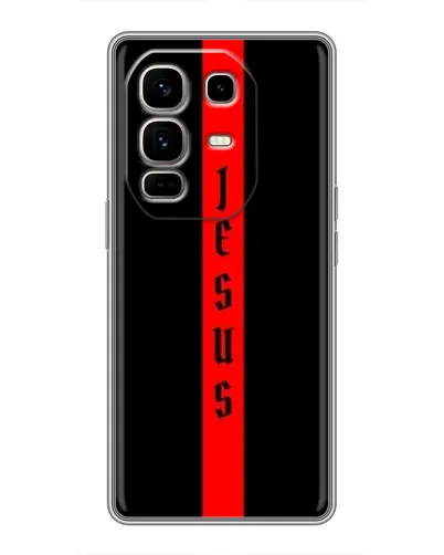 Чехол для Infinix Note 50 Pro Plus с картинкой «Красная линия веры»