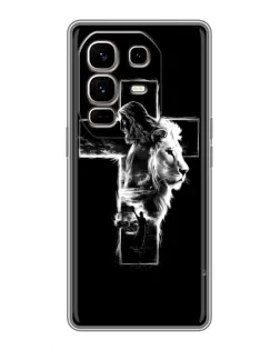 Чехол для Infinix Note 50 Pro Plus с картинкой «Сияющий крест Jesus» Чехол для Infinix Note 50 Pro Plus с картинкой «Сияющий крест Jesus»