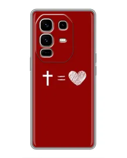 Чехол для Infinix Note 50 Pro Plus с картинкой «Уравнение любви» Чехол для Infinix Note 50 Pro Plus с картинкой «Уравнение любви»